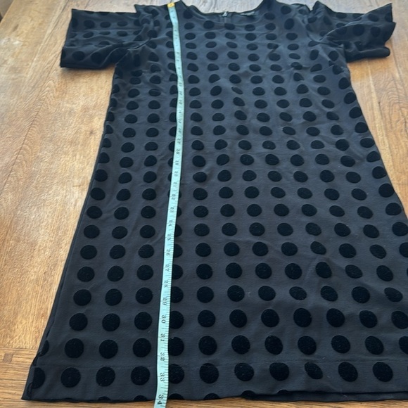 Ann Taylor Velvet Dot Shift Dress - Picture 3 of 7